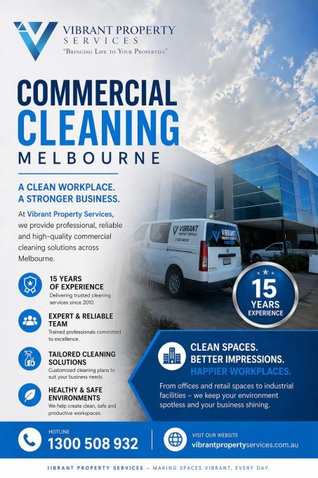 commercial cleaning vibrant property service