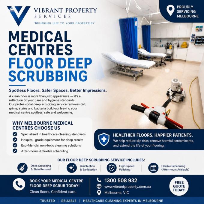 Medical center cleaning